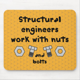 Structural Engineers Work Mouse Mat