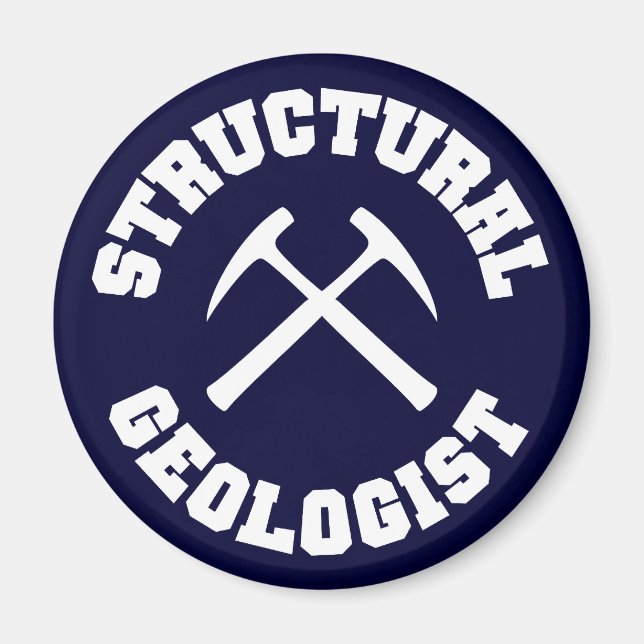 Structural Geologist Magnet (Front)