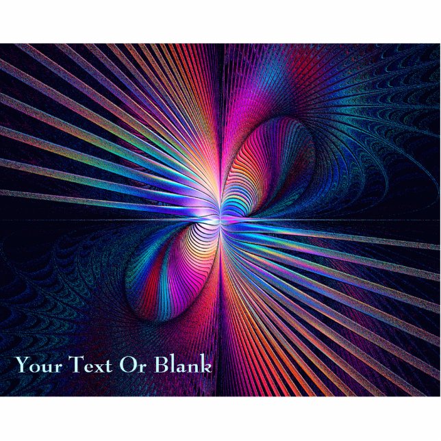 Structural Iridescence Photo Sculpture Magnet (Front)