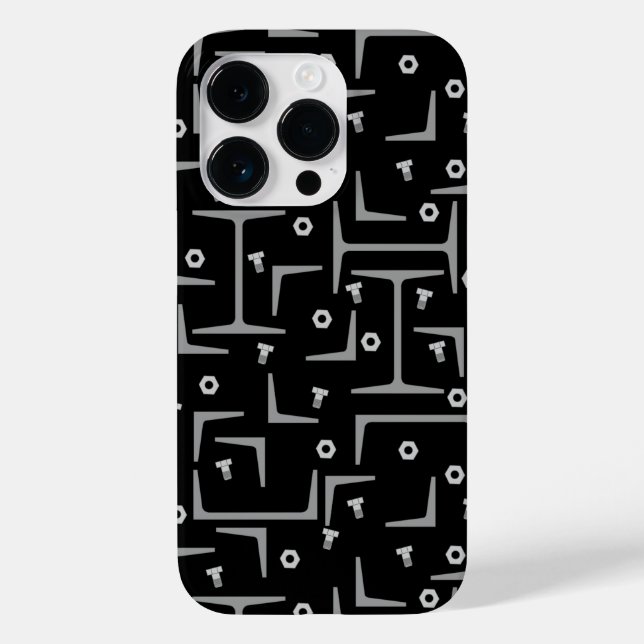 Structural Steel Pattern Case-Mate iPhone Case (Back)
