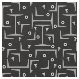 Structural Steel Pattern  Fabric