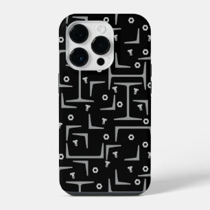 Structural Steel Pattern iPhone 14 Pro Case