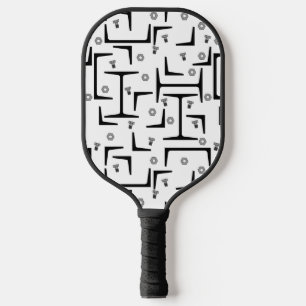 Structural Steel Pattern Pickleball Paddle