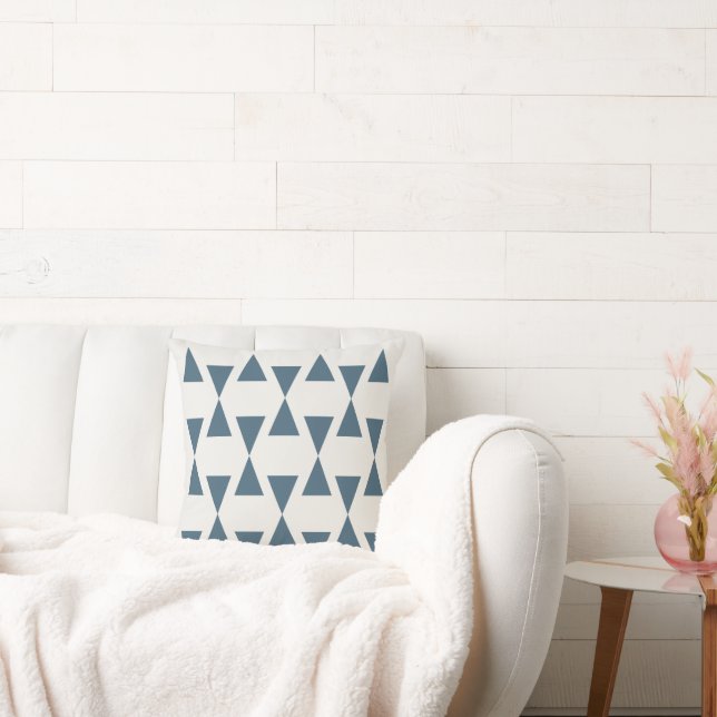 Structure A | Slate Blue & Off-White Cushion (Couch)