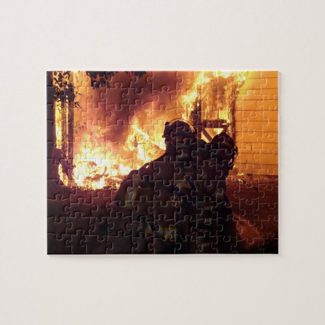 Structure Fire Jigsaw Puzzle (Horizontal)