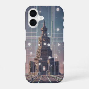 Structure Mystique Vintage Pixel-Arcade iPhone 16 Case