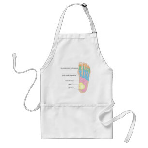 Structure of the human foot standard apron