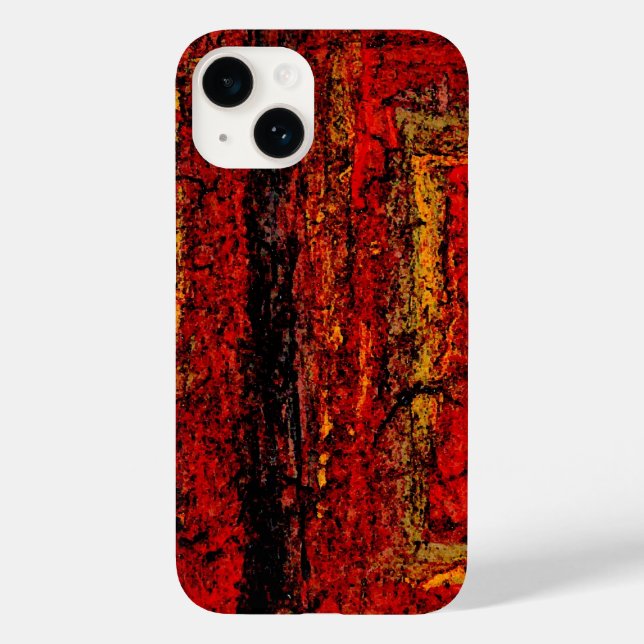 Structure Red African Abstract Case-Mate iPhone Case (Back)
