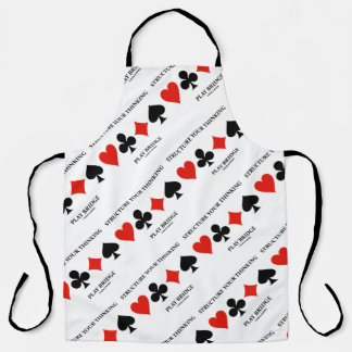 Structure Your Thinking Play Bridge Card Suits Apron