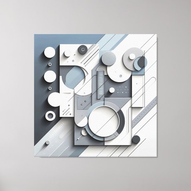 Structured Dimensional Flow Canvas Print (Front)