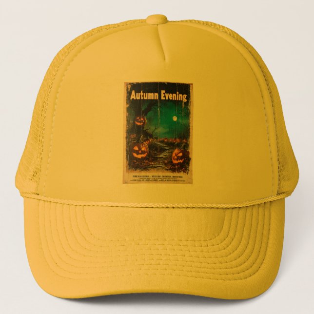 Structured Prompt Template – Halloween Movie Poste Trucker Hat (Front)