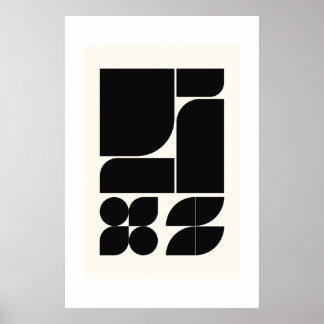 Structured Rhythm : Mid-Century Geometric Wall Art