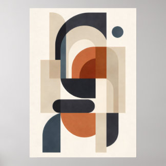Structured Stillness Poster