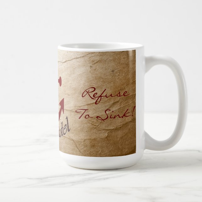 Strudel - Refuse To Sink Coffee Mug! Coffee Mug (Right)