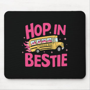 Struggle Bus Hop In Bestie, Funny Anxiety, Mental Mouse Mat