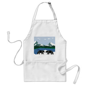 Struggle for bear territory standard apron