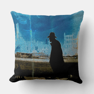 Struggles of Man Walking Through Carnage 1871 Art Cushion