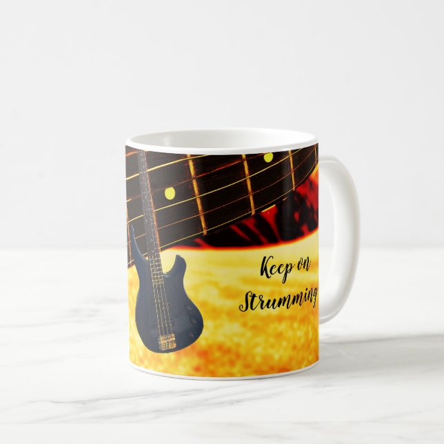 Strumming my Guitar  Coffee Mug (Front Right)