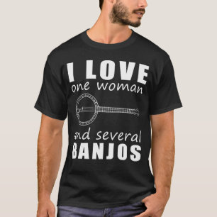 Strumming My Heartstrings - Funny I Love One Woman T-Shirt
