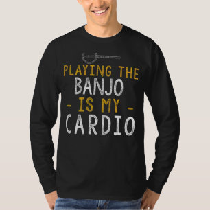Strumming Shenanigans: Banjo Cardio Tee that Hits