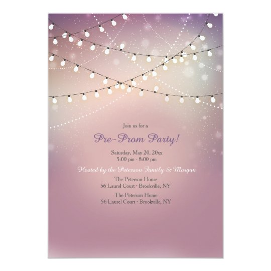 Pre Prom Invitation Wording 4