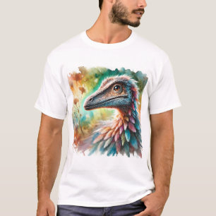 Struthiomimus majesty 100724AREF120 - Watercolor T-Shirt