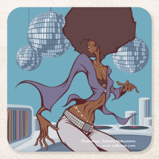 Strut'n' Get up Square Paper Coaster