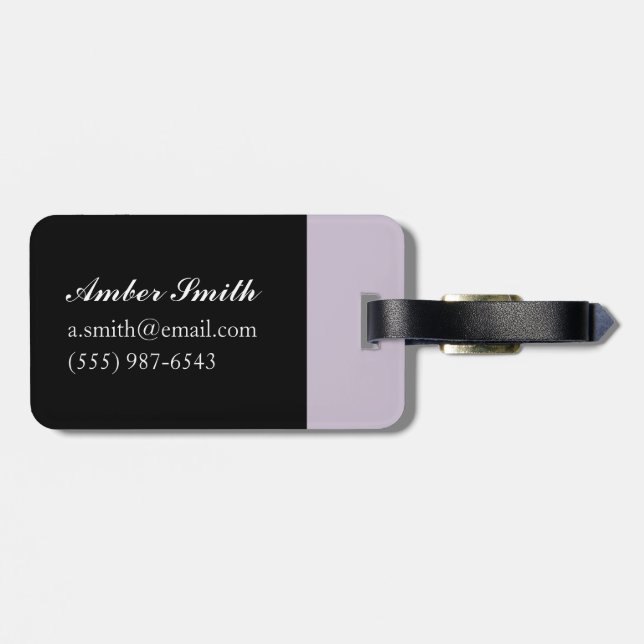 Strutters Ballet Luggage Tag (Back Horizontal)
