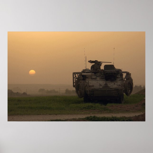 Stryker Infantry Carrier Vehicle Poster (Front)