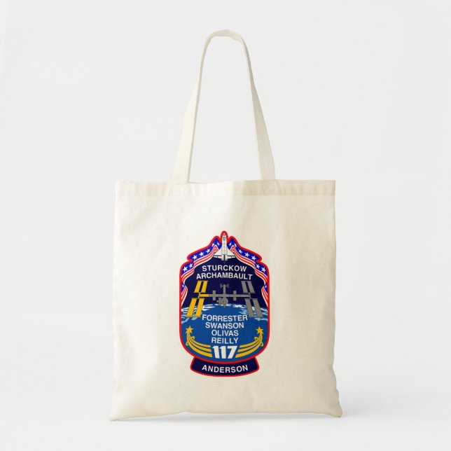 STS-117 Mission Patch    Tote Bag (Front)