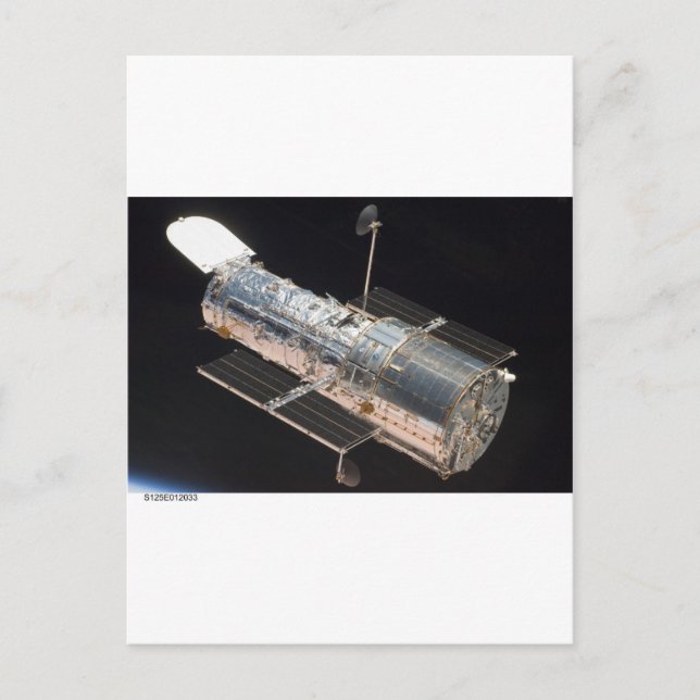 STS-125 Atlantis Hubble Postcard (Front)