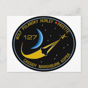 STS-127 Mission Patch Postcard