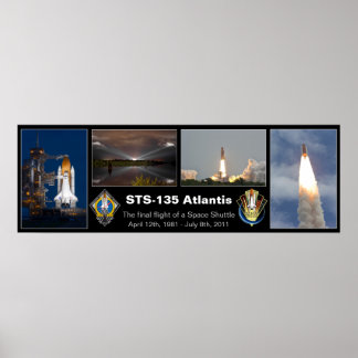STS-135 Atlantis Final Flight Poster