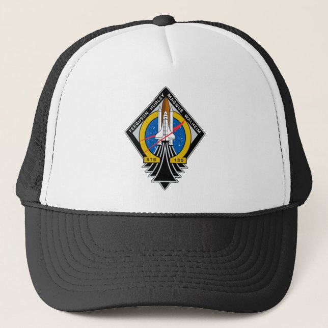 STS 135 Atlantis Final Flight Trucker Hat (Front)