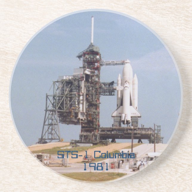 STS-1 launch coaster (Front)