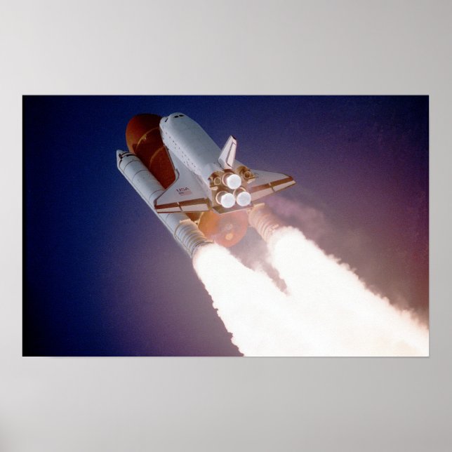 STS-27, Orbiter Atlantis, Liftoff Poster (Front)