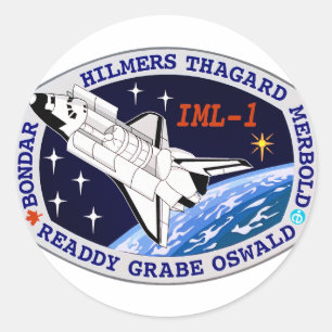 STS-42 Mission Insignia Logo Classic Round Sticker