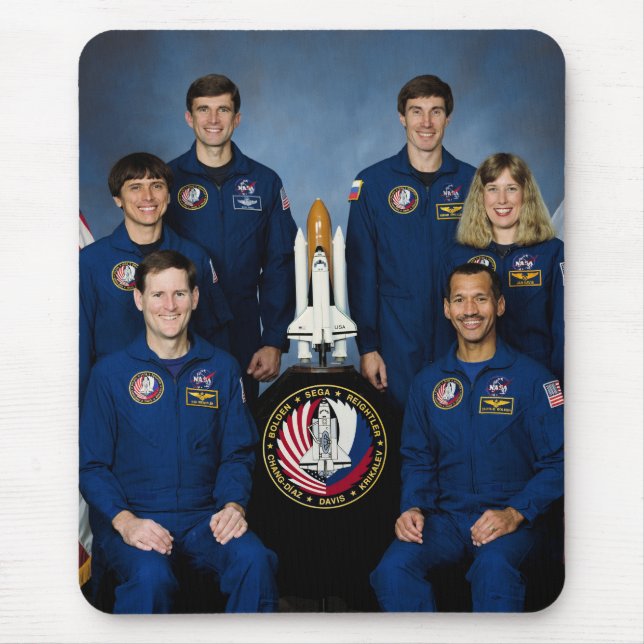 STS-60 MISSION CREW   MOUSE MAT (Front)