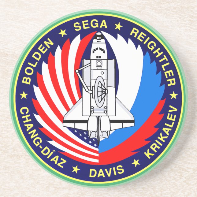 STS-60 MISSION PATCH  COASTER (Front)
