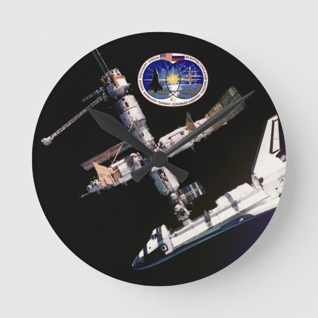 STS-71  (Atlantis and Mir)  Round Clock (Front)