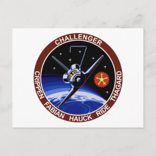 STS-7: Challenger OV-99 & Sally Ride Postcard