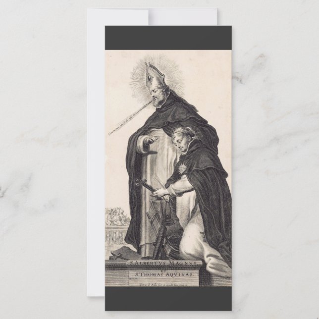 Sts. Albert the Great and Thomas Aquinas Fine Art (Front)