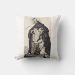 Sts. Albert the Great and Thomas Aquinas Fine Art Cushion