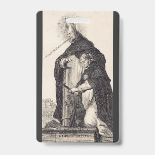 Sts. Albert the Great and Thomas Aquinas Fine Art ID Badge