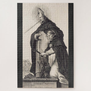 Sts. Albert the Great and Thomas Aquinas Fine Art Jigsaw Puzzle