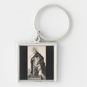 Sts. Albert the Great and Thomas Aquinas Fine Art Key Ring