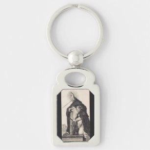 Sts. Albert the Great and Thomas Aquinas Fine Art Key Ring