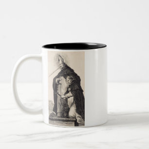 Sts. Albert the Great and Thomas Aquinas Fine Art Two-Tone Coffee Mug