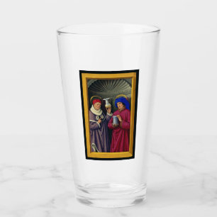 Sts. Cosmas and Damian Patron Saints of Healthcare Glass