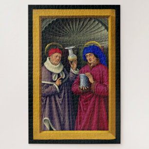 Sts. Cosmas and Damian Patron Saints of Healthcare Jigsaw Puzzle